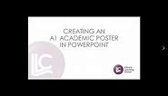 Create A1 Poster in PowerPoint