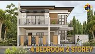 4 Bedroom 2 Storey HOUSE DESIGN | 150 sqm. | Exterior & Interior Animation