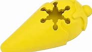 PetSafe Frosty Cone Dog Toys – Fill and Freeze Treat Holding Chew Toy – BPA Free Rubber – French Vanilla Scented – Interactive Pet Puzzle for Boredom or Separation Anxiety Yellow Small