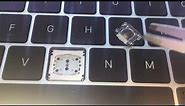 replace key & butterfly mechanism on A1707 macbook pro laptop