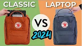 Kanken Classic vs Kanken Laptop Backpack (13" 15" 17")
