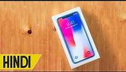 iPhone X Silver 256GB Unboxing