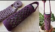 how to crochet a water bottle holder | water bottle holder crochet