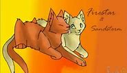 Warrior Cats Tribute: FireStar & SandStorm | Love Story