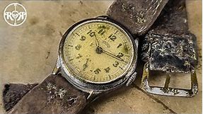 Extremely Rare Military Watch Restoration - WW2 German Trench Watch 1938