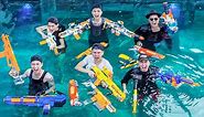 LTT Nerf War : SEAL X Warriors Nerf Guns Sniper Skills Fight Villa Gang Dr Ken Crazy Group 2