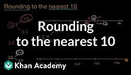 Rounding to the nearest 10