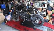 DUCATI MONSTER 1200R - DYI Replace The Battery With A Antigravity Lithium