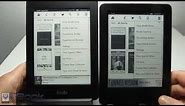 Kindle Paperwhite vs $79 Basic Kindle Touch Comparison Review