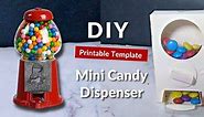 Easy Paper Candy Dispenser with Template - Joy in Crafting