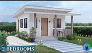 SMALL HOUSE DESIGN 40sqm 2 BEDROOMS
