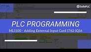 MicroLogix 1100 RSLogix 500 External IO PLC Programming Tutorial