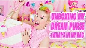 ♡ BETSEY JOHNSON BAG UNBOXING & WHAT'S IN MY BAG ♡