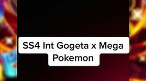 Super Saiyan 4 Int Gogeta x Mega Pokemon: Iphone Wallpaper. Series 2.0 // 6. #dokkanbattle #dblegends #ss4gogeta #gogeta #graphicdesign