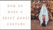 How To Make A Sheet Ghost Costume! Vlogtober Day 5!
