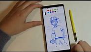 Best and Easiest Drawing App for Sketching Ideas on Samsung Note 9