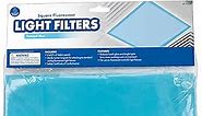 Educational Insights Mini Light Filters Tranquil Blue, 2’ x 2’ 4-Pack, Square Fluorescent Light Covers, Easy Install For Office, Hospitals, Home & Classroom Must Haves