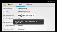 How to find SIM Card number ICCID and IMEI number without opening Android phone
