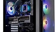Skytech Gaming Shadow Gaming PC, Intel i7 12700F 2.1 GHz, RTX 4060 Ti, 1TB NVME, 16GB DDR4 RAM 3200, 600W Gold PSU Wi-Fi, Win 11 Home, RGB-Keyboard and RGB-Mouse Included