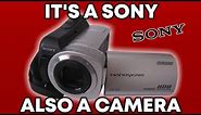 Vintage Sony camcorder from 2008!