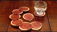 DIY Wood Coasters Made from a Log: How to Make Drink Coasters