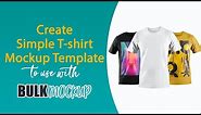 How to Create Simple Mockup template from Blank T-shirt Images to use with Bulk Mockup |