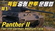 [월드오브탱크] 독일 88mm 주포의 중형전차 [판터2] 특집 #1