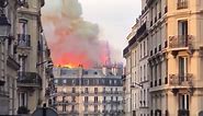 Spire of Notre Dame Cathedral collapses amid fire