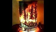Motion lamp: Econolite Forest Fire Oval 1960 (rare) #761