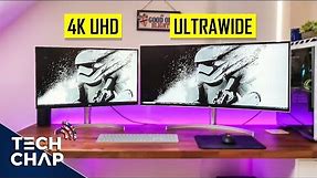 UltraWide 21:9 vs UHD 4K Monitors - Best for Work & Gaming? (2018) | The Tech Chap