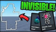 How To Make INVISIBLE Roblox Avatar Glitch! - *EASY*