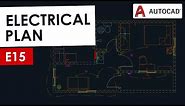 ELECTRICAL PLAN (Electrical Wiring) in AutoCAD Architecture 2023