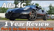 Alfa Romeo 4C review after one year of ownership - Part 2