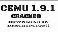 CEMU 1.9.1 CRACKED (DOWNLOAD IN DESCRIPTION)
