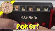 Play Poker Electronic Handheld Slot Machine Game, 1970 Waco MIJ