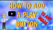 ▶️ How To Add Play Button Font On Your Image video preview button Add A Play Symbol To An Image ▶️