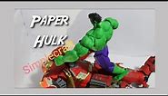 How to make Hulk out of paper//Simplecraft//