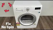 How to Fix Electrolux Zanussi Dryer Not Spinning , Simple