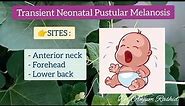 Newborn Baby Rash - Part 2 | Transient Neonatal Pustular Melanosis Cause, Symptoms, & Treatment