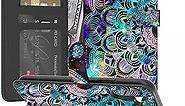 for Galaxy A13 5G Phone Case, Samsung Galaxy A13 5G Case for Flip Pocket Leather Wallet with Kickstand and Card Slots Cash for Samsung A13 Phone Case, Mandala