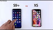 SAMSUNG S9 Plus vs iPhone XS Speed Test