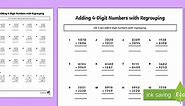 Adding 4 Digit Numbers with Regrouping