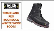 Boondock Men's 8" Composite Toe Work Boot With 1000gms Insulation Timberland PRO Boondock A131D BLK