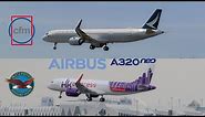 A320neo Series Engines Battle!! LEAP-1A VS. PW1100G, Landing & Takeoff Sound Comparison