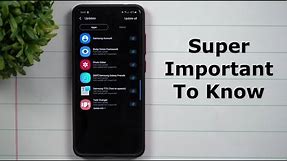 How To Update Your Samsung Apps