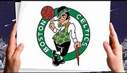 🆕How To Draw Boston Celtics Logo | Boston Celtics Logo Drawing Must See!