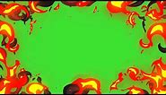 TOP 12 Fire Backgrounds & Transitions Animation Green Screen || by Green Pedia