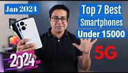 Top 7 Best 5G Phones Under 15000 in Jan 2024 I Best SmartPhone Under 15000