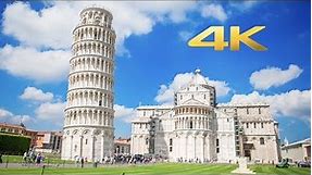 Leaning Tower of Pisa Italy Walking Tour 4K