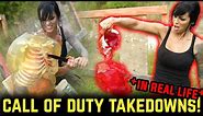 REAL LIFE Call of Duty Takedowns! | Alex Zedra